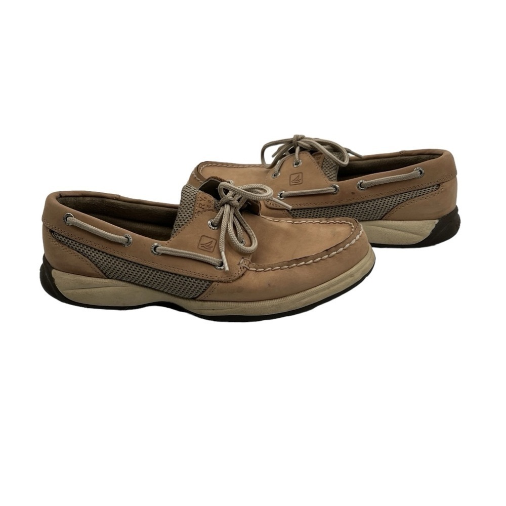 Sperry Rosefish Tan Boat Shoes Size 7 Women's